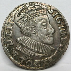 �|�[�����h �|�Y�i�� 3 Grosze Trojak 1589 �W�M�X�����g ���T �V���o�[ �i�C�g ���g�A�j�A #S29
