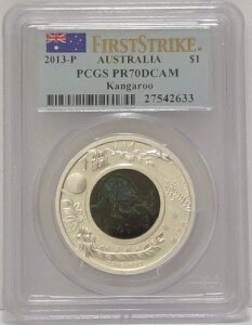 2013 I[XgA v[t $1 t@C Vo[ RC Ip[ JK[ PCGS PR 70 DCAM