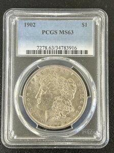 1902N KE_[ PCGS MS63 tXeBEx^[Ef[g 1h iCXRC