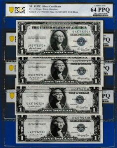 1935N E $1 ݏؖ PCGS S/N U 43779270 - 73 H u4̘Av