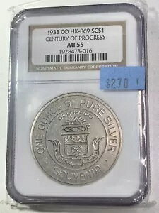 �Z���`�����[�E�I�u�E�v���O���X 1933�N�A�R�����h�B�AHK-869 1�I���X .999 ���� NGC AU55
