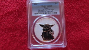 2021N NIUE 1IX Vo[ $2 X^[EH[Y }_A O[O[ PCGS MS69 xr[[_