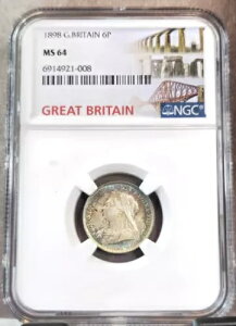 1898N CMX  6yX BNgA NGC MS 64  J[