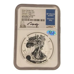 2021 W �V���o�[�C�[�O�� ���o�[�X�v���[�t NGC PF70 FDI �G�h�}���h�E���C T-1 FDOI ���� 7B
