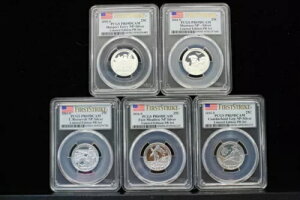2016-S NP �V���o�[�N�H�[�^�[ 25�Z���g ����� PR�Z�b�g PCGS PR69DCAM �t�@�[�X�g�X�g���C�N