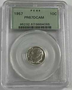 1957N 10Zg [Yxg _C PCGS PR67 DCAM 90% Vo[ O[xADCł͊