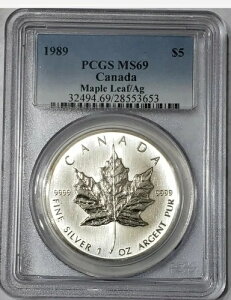 1989 N 5 h Ji_ [v [t PCGS MS69 GUxX 2  - 1 IX ݁B