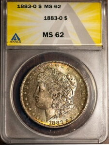 1883-O 1h⃂Kh MS 62 i`g[ Vi ANACS # 7432992 + {[iX