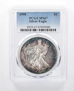 1998N AJ Vo[ C[O MS67 PCGS u[ ytF g[ *8009