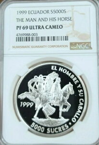 1999N GNAh Vo[ 5000 XN jƔn NGC PF 69 EgJI 