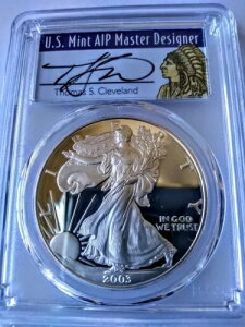 2003-W AJ Vo[ C[O PCGS PR70DCAM N[uh lCeBu |s[V (16)