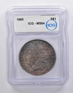 1885�N �����K����� MS64 ICG �������F�� *7124