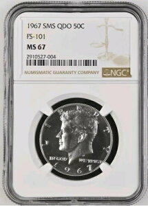 1967N QDO 50C FS-101 MS67 NGC PlfB n[t_[ 5A_C oGeB