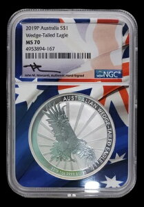 2019N P $1 I[XgA EFbWe[ Vo[C[O NGC MS70 WE}[JeB PM0058