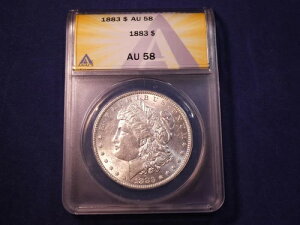 1883�N�����K����� - AU 58 ANACS�ɂ����Ӓ�ς�