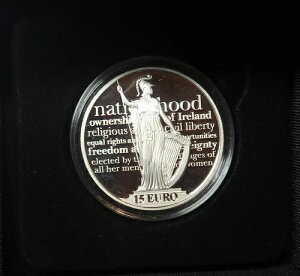最後の1点!!! アイルランド 2016 シルバープルーフ 15ユーロ アイルランド共和国建国100周年