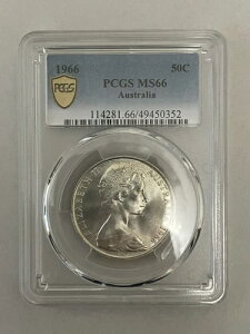 I[XgA 1966N 50Zg 50Zgd Eh 80%  PCGS O[h MS66