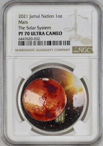 2021N MARS WE\uEl[V NGC 1IX .999 Vo[ v[t J[uhRC PF70 UC