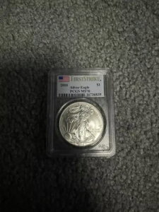 2010�N USD 1�h�� �V���o�[ �A�����J���C�[�O�� PCGS MS70 �t�@�[�X�g�X�g���C�N 1�g���C�I���X