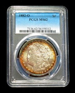 1882-O 1�h�������K����� NGC MS 62 �g�[�j���O