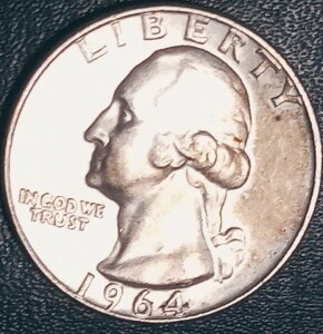 1964-D?????���V���g�� �N�H�[�^�[?????90% �V���o�[�ADDR??�f���炵������??