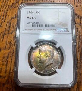 1964N PlfB 50Zg NGC MS63 JtȃC{[g[\ mikesartifacts rfI
