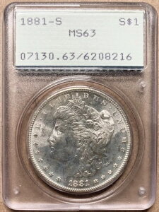 1881-S PCGS MS63 �����K����� 1�h�� - �I�[���h�O���[���z���_�[ - ���g���[