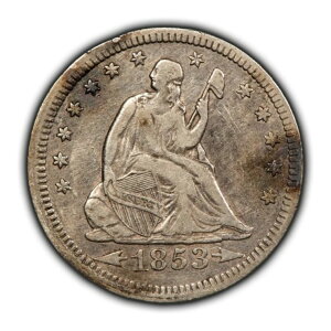 1853�N 25�Z���g ���Ȍ^���R�̏��_��� 25�Z���g - ��ƌ��� - �_�C�u���C�N - VF/XF - Y6056