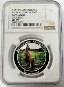 2014N P Vo[ I[XgA 50Zg 1/2IX AEgobN JK[ J[RC NGC MS 69