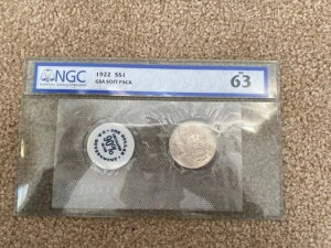 1922-P GSA \tgpbN s[X Vo[h 1h NGC ~g Xe[g 63 MS 63