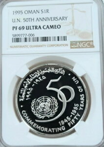 1995N I}[ Vo[ 1 A UN 50NLO NGC PF 69 EgJI 󏭃RC