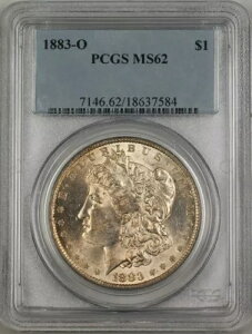 1883-O �����K����� 1�h�� PCGS MS-62 �y���g�[���i�ǎ��R�C���j�i2G�j
