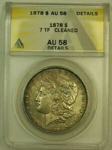 1878N K $1 7TF H ANACS AU-58 ڍ׃N[jOς g[t
