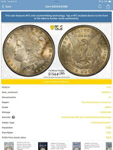1880/9 S $1 MS 64 �����K����� �S�[���h�V�[���h ���ɔ������F��