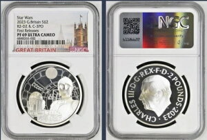 2023N pC~g X^[EH[Y R2-D2/3-CPO 1IX Vo[ v[t PF69 UC 