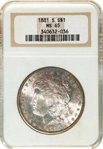 AJ K 1h 1881-S NGC: MS65 #C544