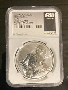 2017N jEG X^[EH[Y C-3PO v[t 1IX Vo[ NGC PF70 EgJI $2