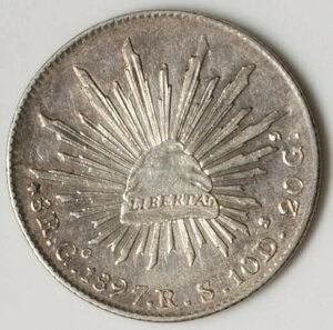 LVR 1897 Go RS 8 Reales CH AU - IWi T[tFX!