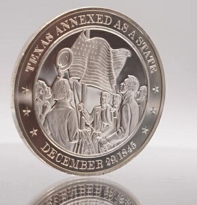 1845�N �e�L�T�X�����B�� �|�[�N �A�����J�C�R���w�Z �A�i�|���X 925�V���o�[ ���E���h C2912