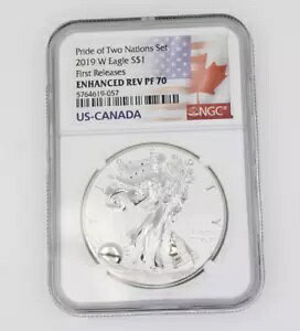 2019-W �A�����J�� �V���o�[ �C�[�O�� �v���C�h �I�u �c�[ �l�[�V�����Y NGC �G���n���X�h Rev PF70