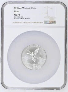 2018 Mo ���L�V�R ���x���^ 2�I���U 2 �I���X .999 �V���o�[ - NGC MS70