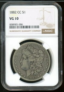 1882 CC �����K�� $1 NGC VG 10