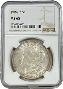 1904N j[I[Y K Vo[h 1hd NGC MS 65