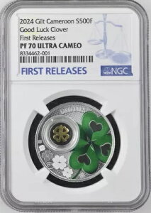 2024�N �O�b�h���b�N�N���[�o�[ NGC PF70 �t�@�[�X�g�����[�X �E���g���J���I 14.14�O���� .999 �V���o�[