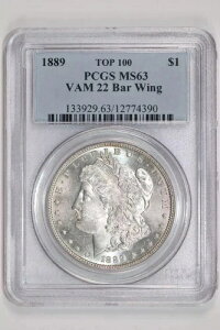 1889N VAM-22uo[EBOvgbv100 KE_[ PCGS MS63