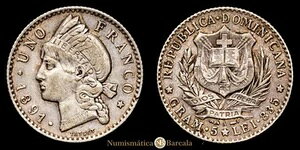 h~jJ[ia 1 tR (5g) 1891 p KM-11 VF+