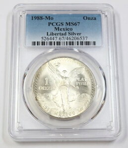1988�N Mo PCGS MS67 | ���L�V�R - �g�[�����H 1�I���X �V���o�[ ���x���^�b�h - �E���E�I���U �R�C�� #42481A