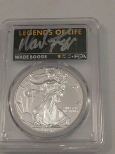 ??2021 �^�C�v1 �V���o�[�C�[�O�� ���W�F���Y�E�I�u�E���C�t PCGS MS70 �E�F�C�h�E�{�b�O�X�E�z�t