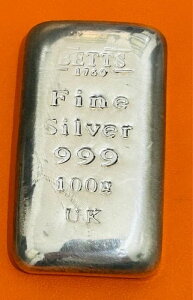 100g BETTS BULLION .999 o[ 3.2IX - ʐ^ς݁ADꂽ