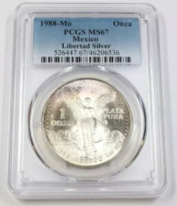 1988�N Mo PCGS MS67 | ���L�V�R - �g�[�����H 1�I���X �V���o�[ ���x���^�b�h - �E���E�I���U �R�C�� #42482A